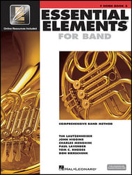 Essential Elements Interactive, Book 2 F Horn band method book cover